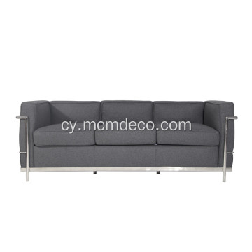 Le Corbusier LC2 Fabir 3 replica soffa sedd